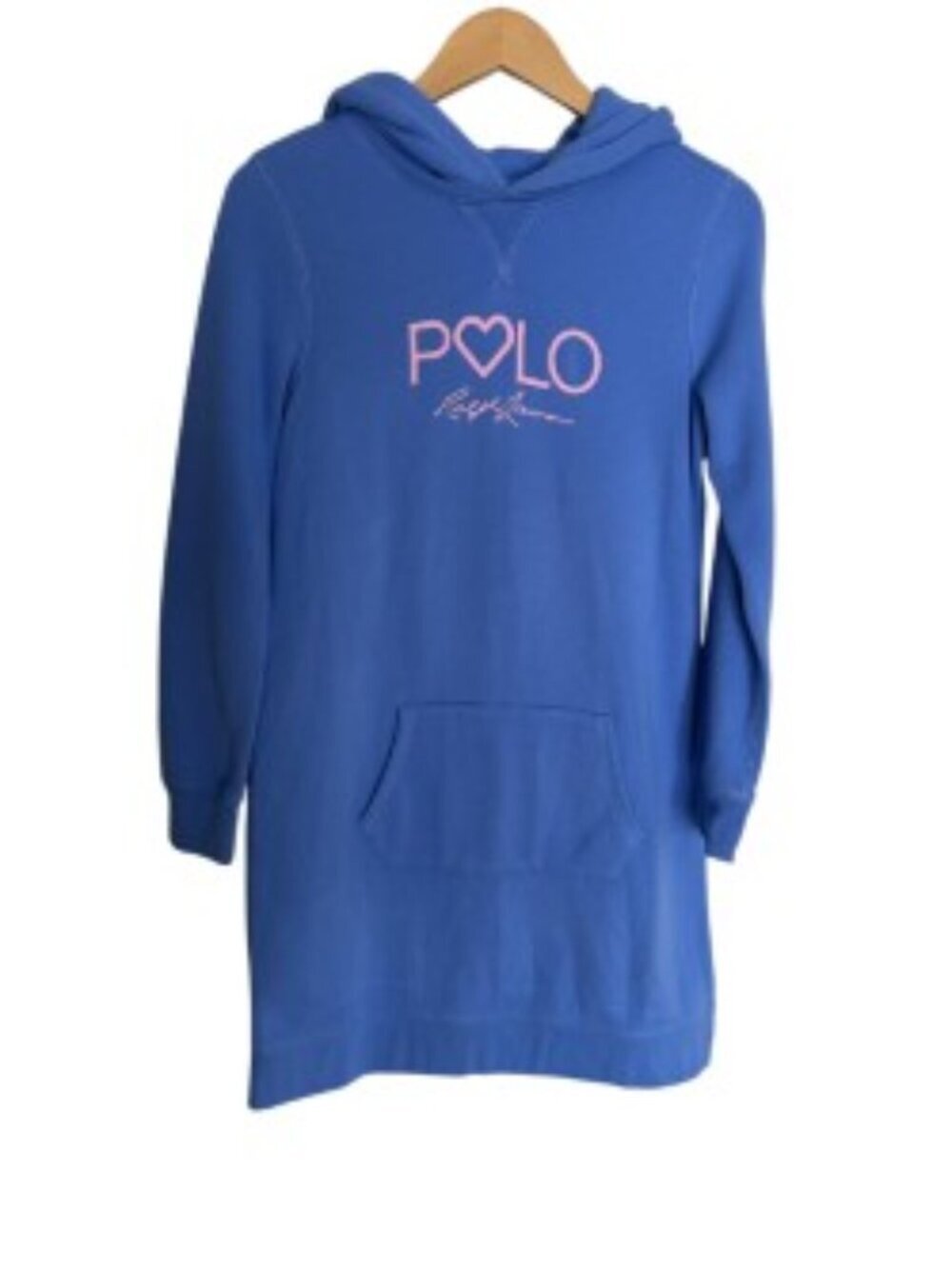 Polo Ralph Lauren Blue Hoodie Dress Large